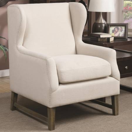 Accent Seating Accent Chair with Wing Back Design